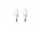 Lampadine Smart Color 4,9W 470lm 2700-6500K 2-pack Candela E14 - WiZ