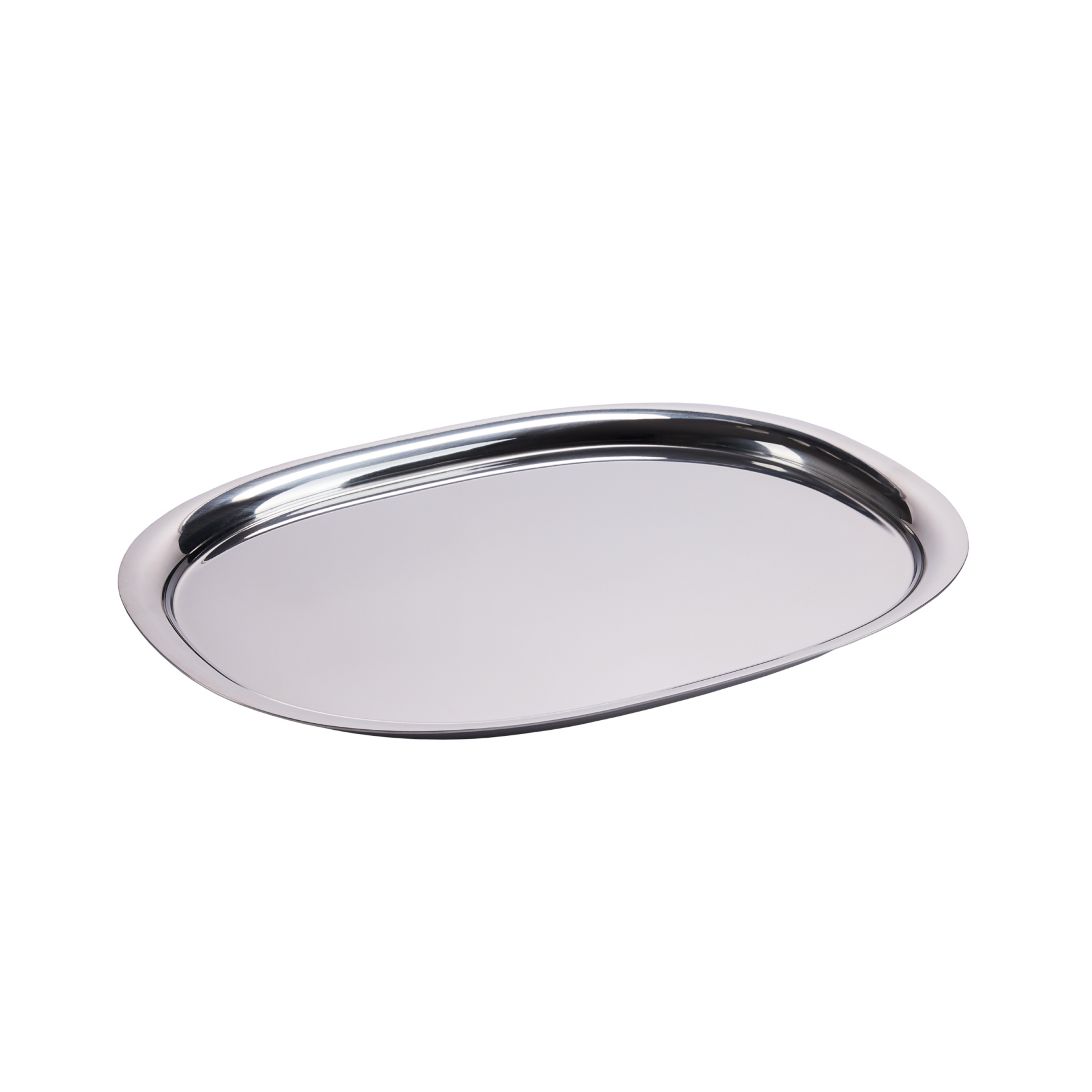 Superellipse bricka, 24 cm x 32 cm, stål – Piet Hein