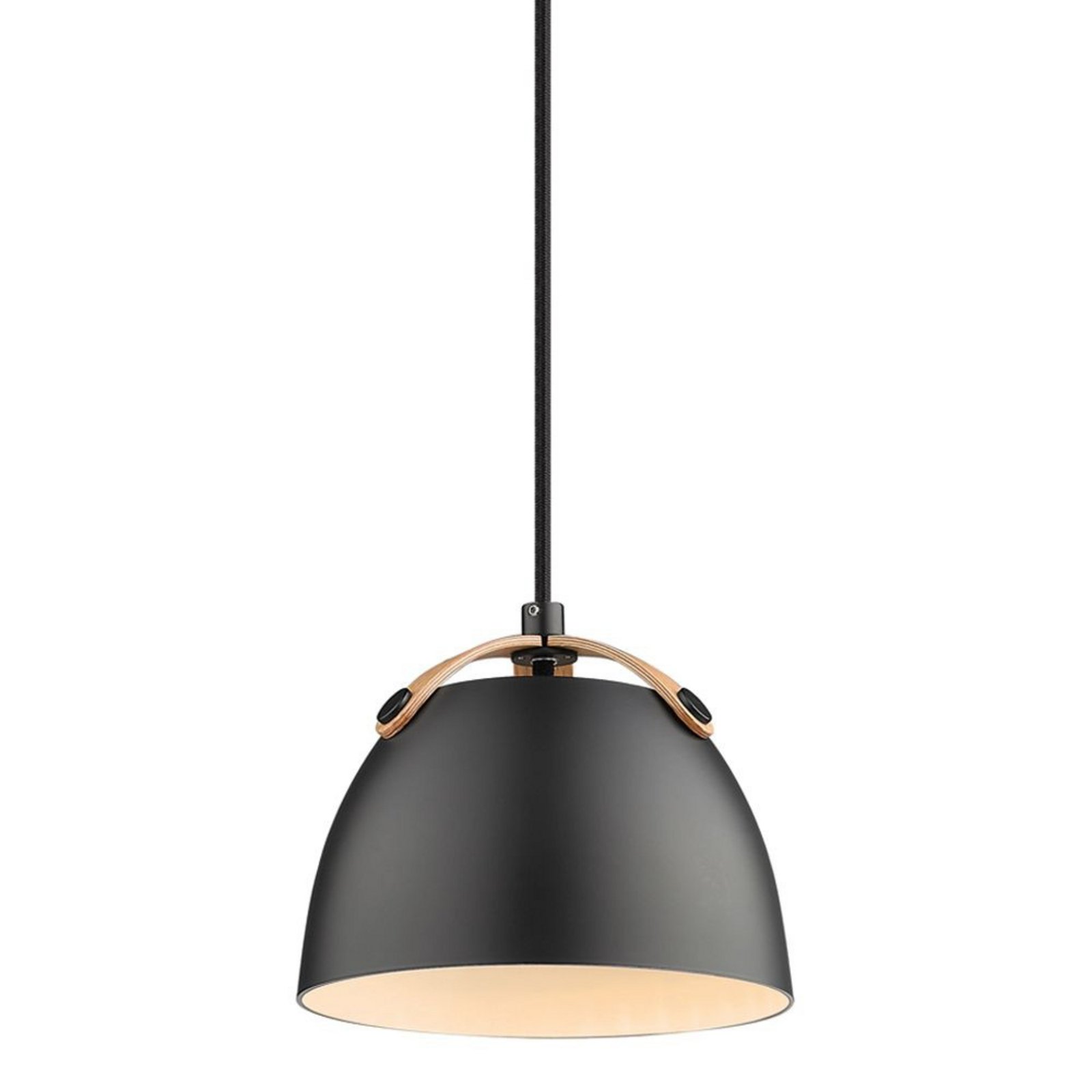 Oslo Lámpara Colgante Ø16 Black/Oak - Halo Design