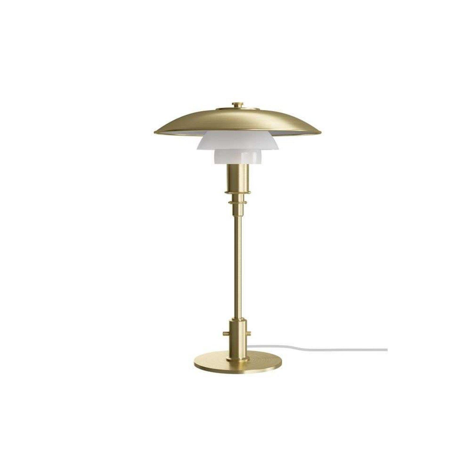 PH 3/2 Stolová Lampa Limited Edition Brass/Opal - Louis Poulsen