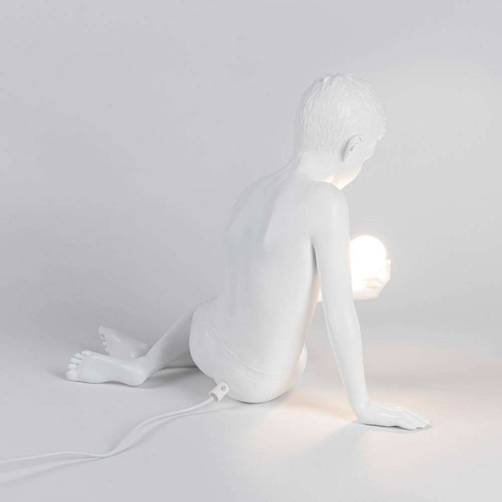 Innerglow Boy Table Lamp Mini White - Seletti