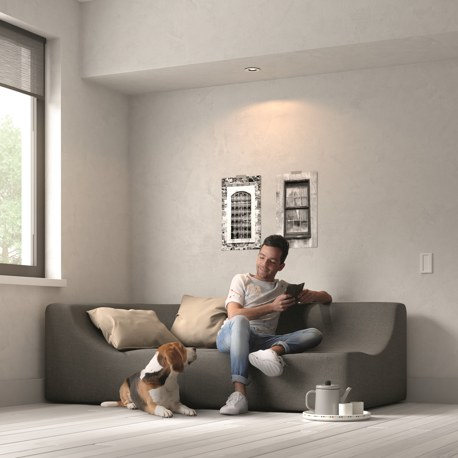 Milliskin Round Deckenleuchte White Amb. White - Philips Hue