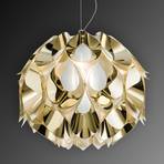 Slamp Flora - designerska lampa wisząca złota 50cm