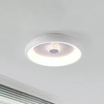 Plafoniera Vertigo LED, CCT, Ø 46,5 cm, bianco