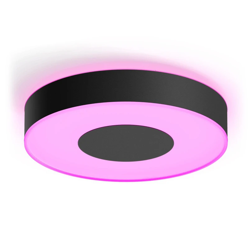 Philips Hue - Infuse LED-Deckenlampe, 38,1cm schwarz, dim.