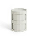 Facet Cabinet 20 sidobord, krämvit, ABS - HAY