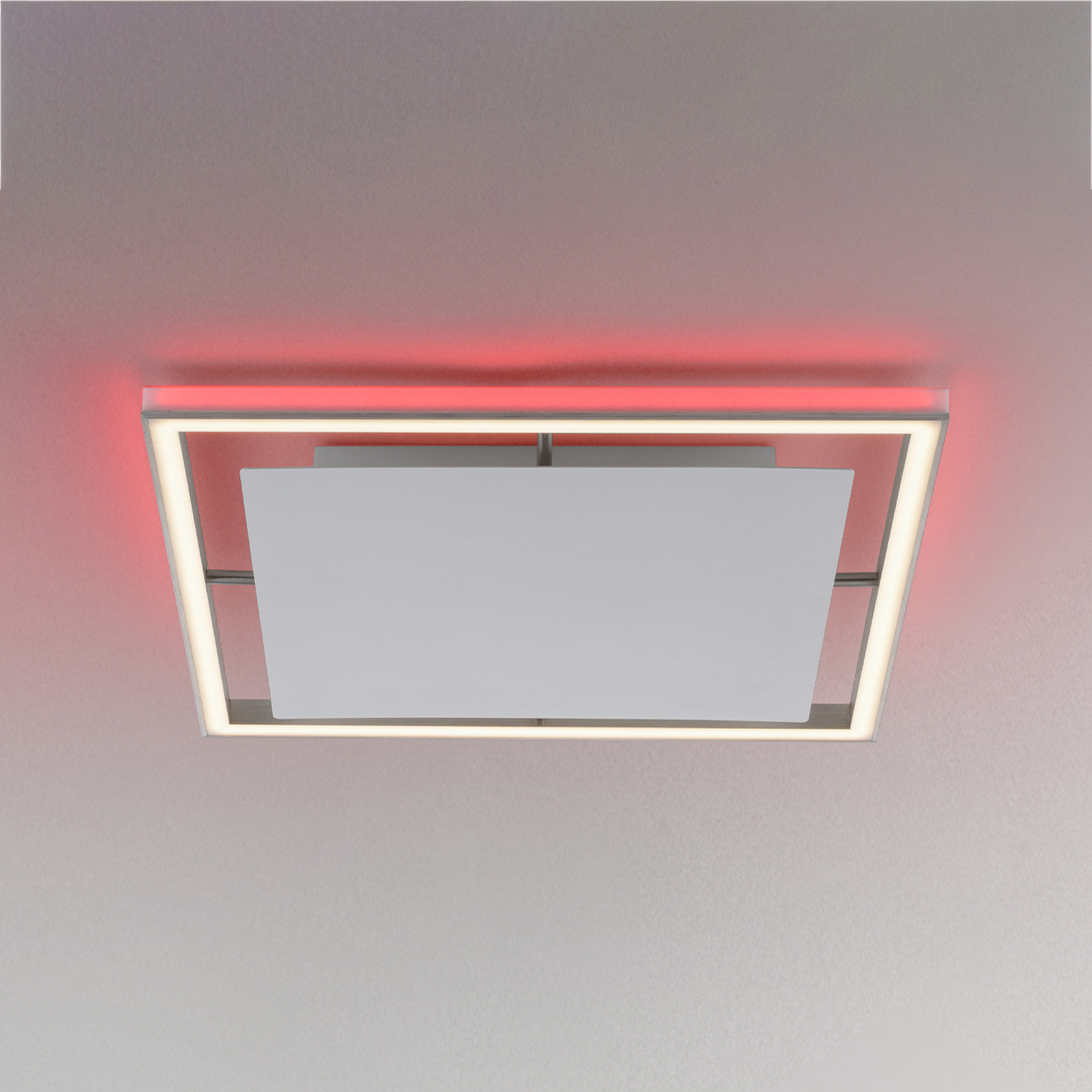 Paul Neuhaus Helix LED φωτιστικό οροφής τετράγωνο 50cm