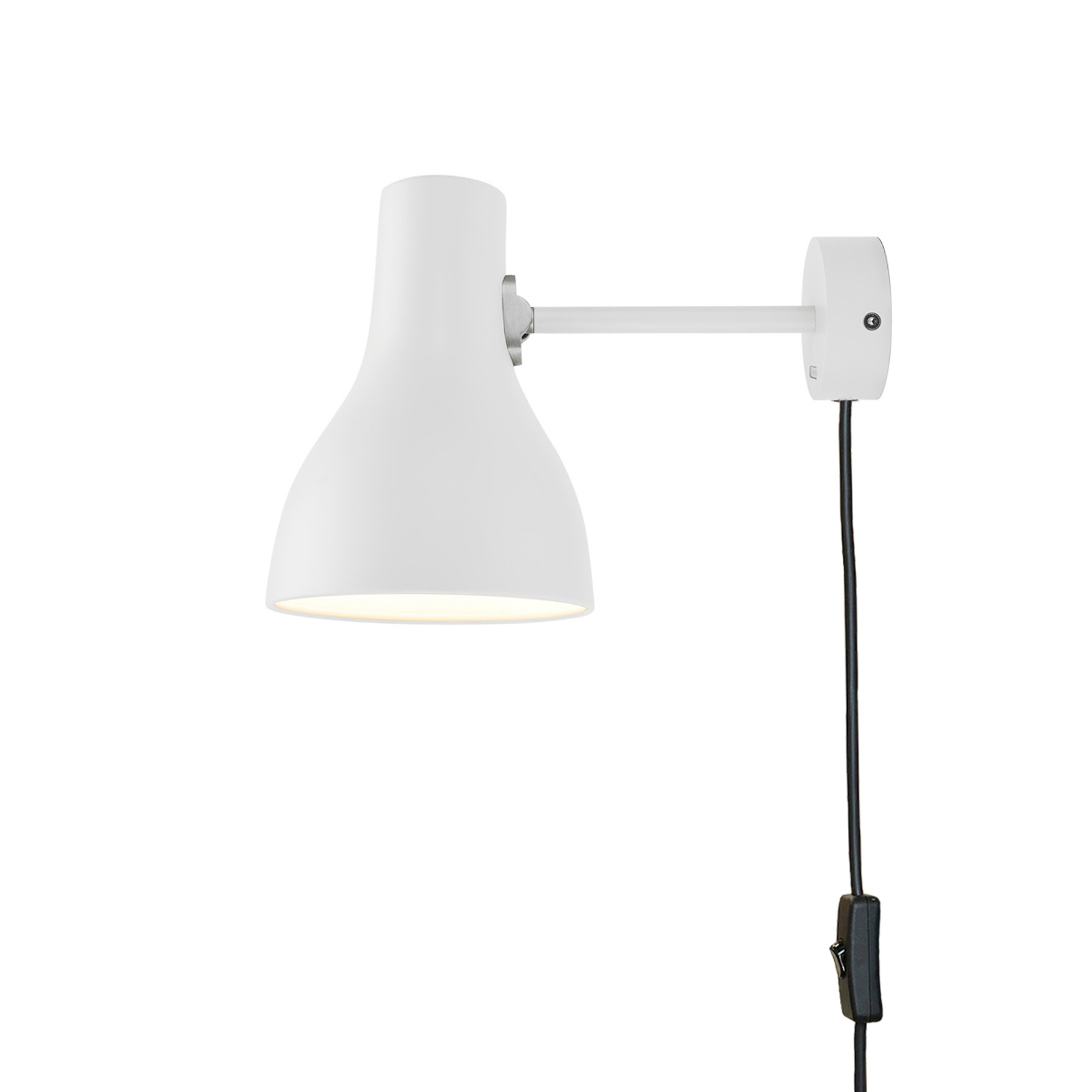 Type 75 vegglampe med plugg, hvit - Anglepoise