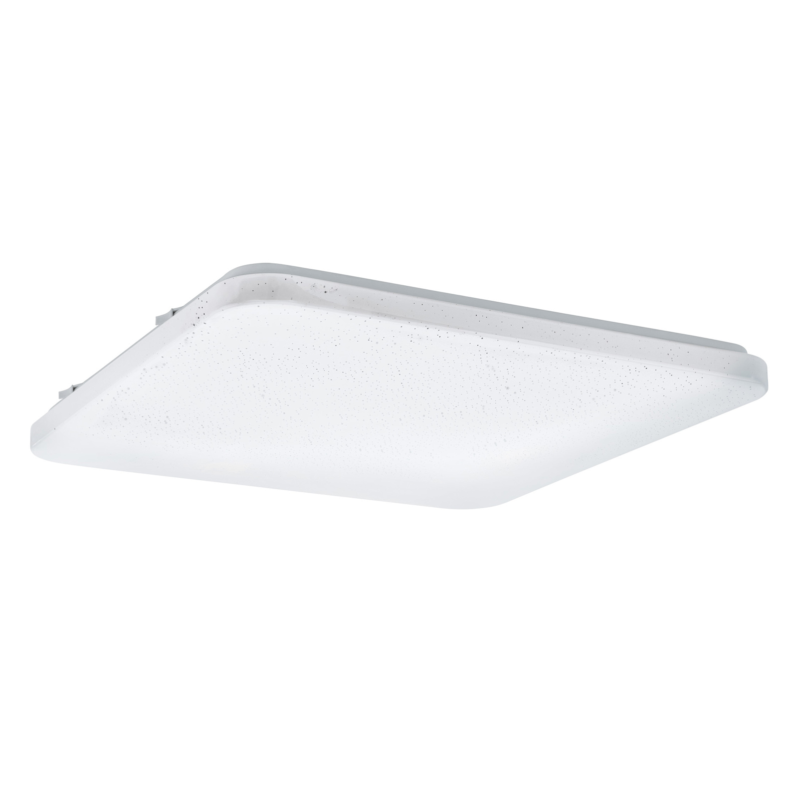 Eglo LED-taklampe Frania med krystalleffekt, kantet - moderne taklys Stue / spisestue - st?l, plast