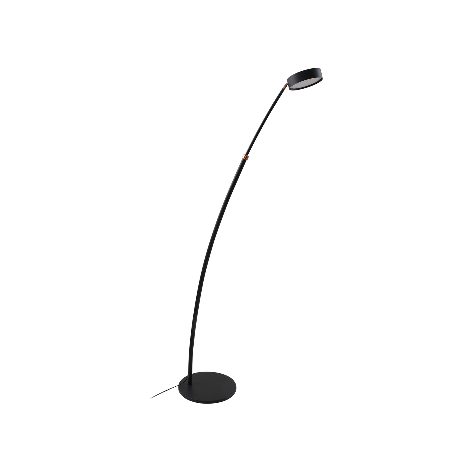 Boga LED Lattiavalaisin Musta - Lucande