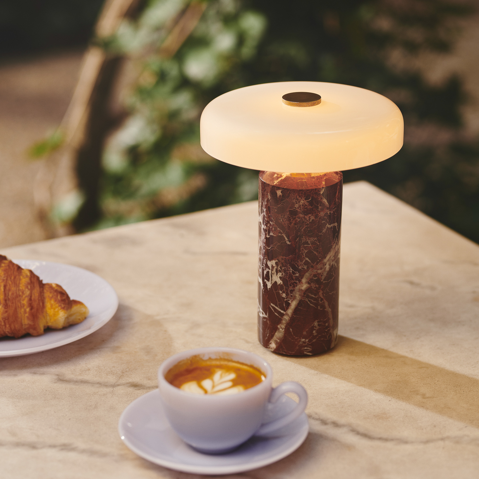 Trip Portable Table Lamp Burgundy - Design By Us