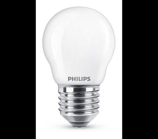 Ljuskälla LED 4,3W Glas Klot (470lm) E27 - Philips