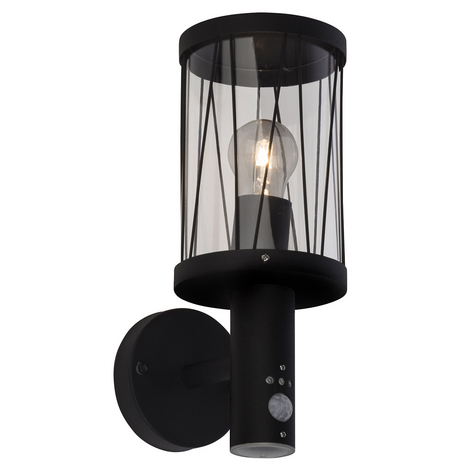Außenwandlampe Reed mit Ausleger und Sensor