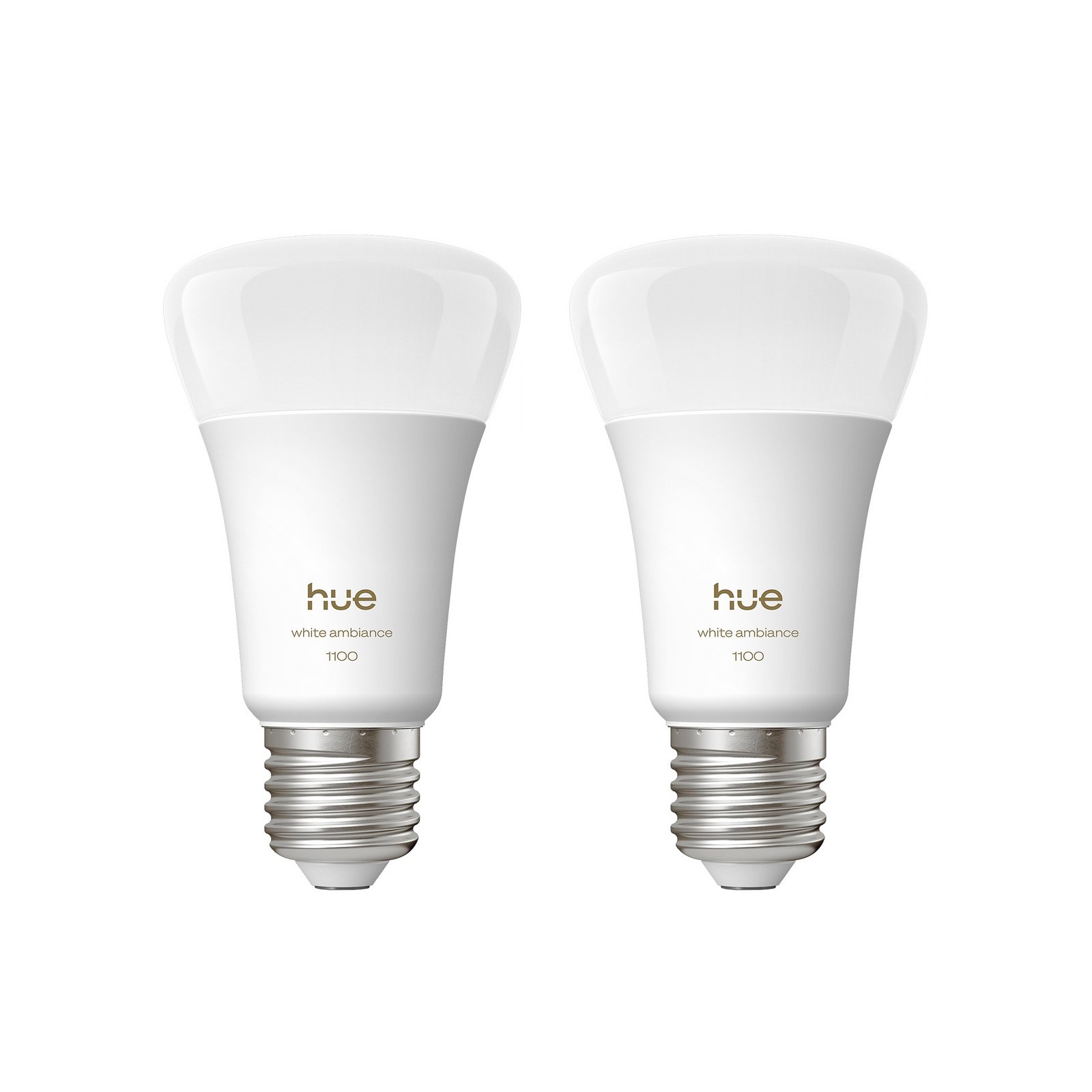 White Ambiance Smart E27LED 8,1 W 1100 lm CCT 2x – Philips Hue