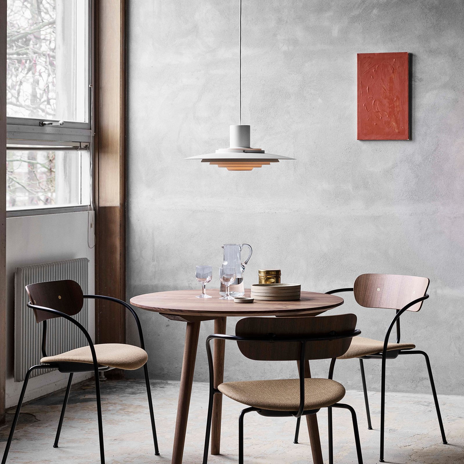 P376 Pendelleuchte KF1 Matt White - &Tradition