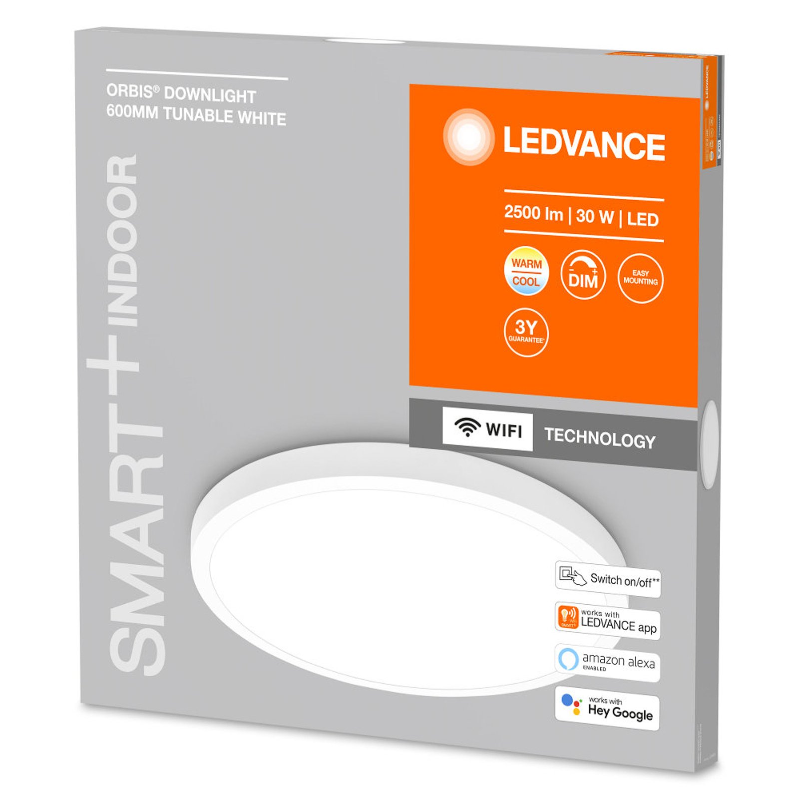 LEDVANCE SMART+ WiFi Orbis Downlight Surface Ø60 cm