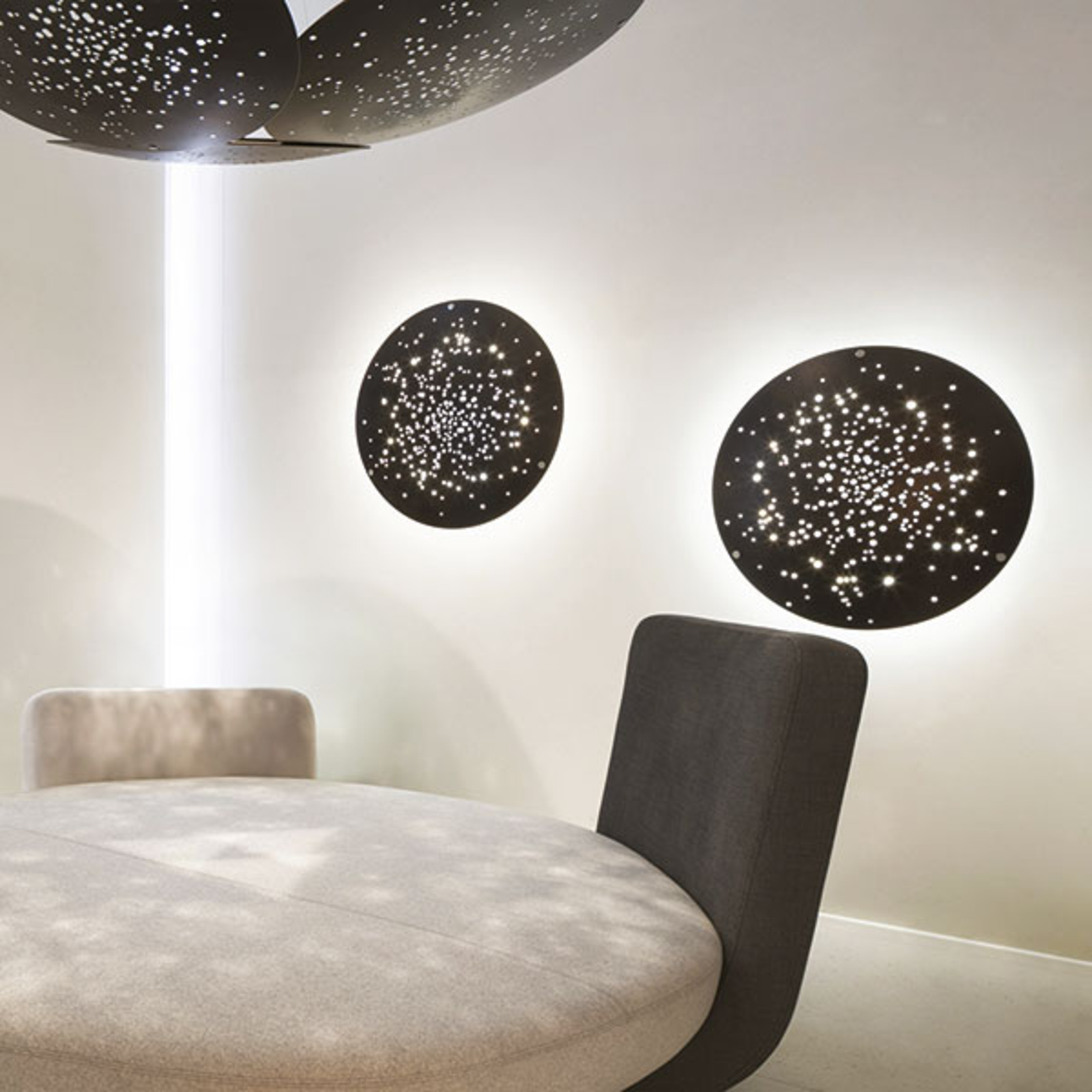 Fabbian Lens LED-Wandleuchte