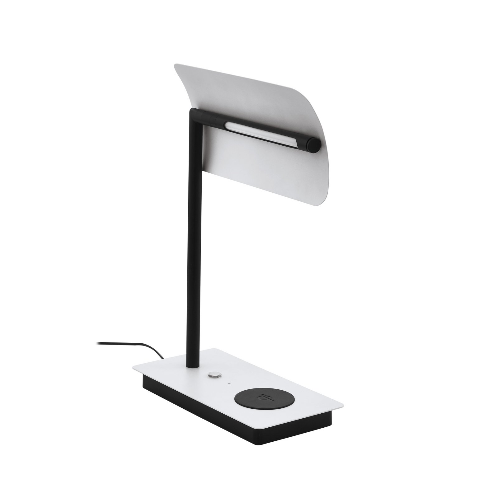 Arenaza LED table lamp, dimmer, QI, white