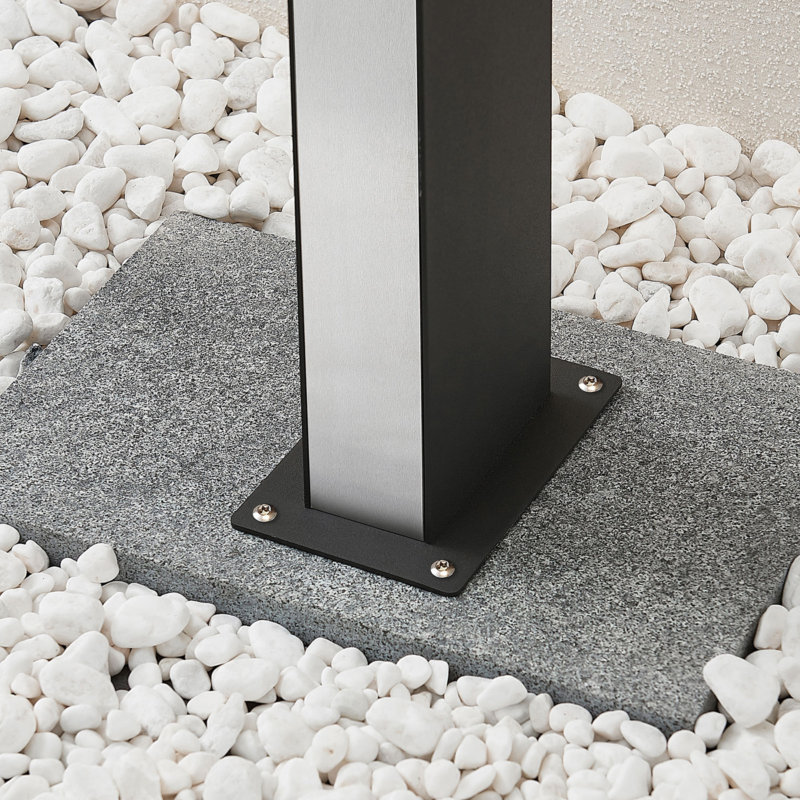 Aegisa Kültéri Kerti Lámpa H80 Dark Grey/White - Lucande