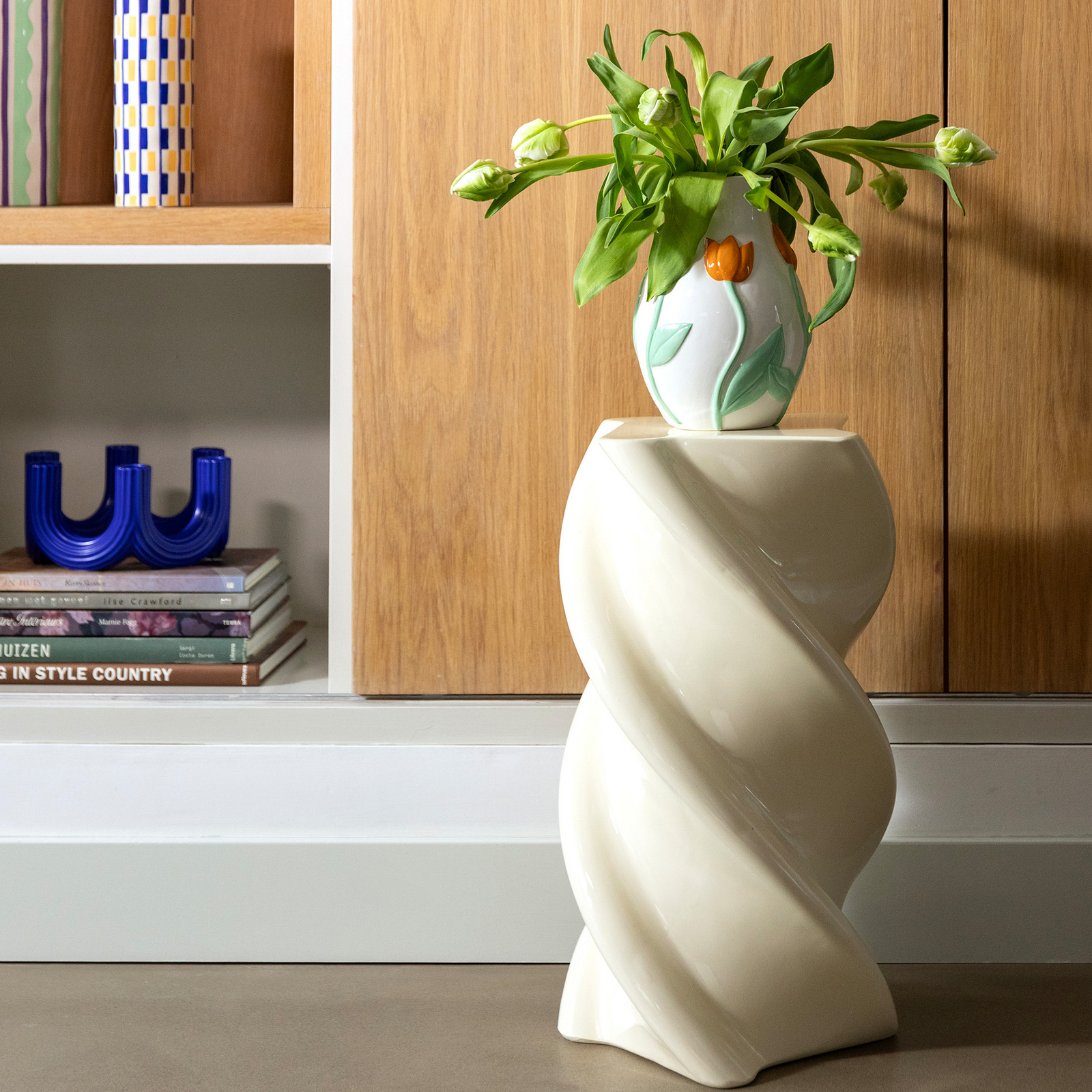 Pillar Marshmallow sidebord, hvid, H54 cm - &Klevering