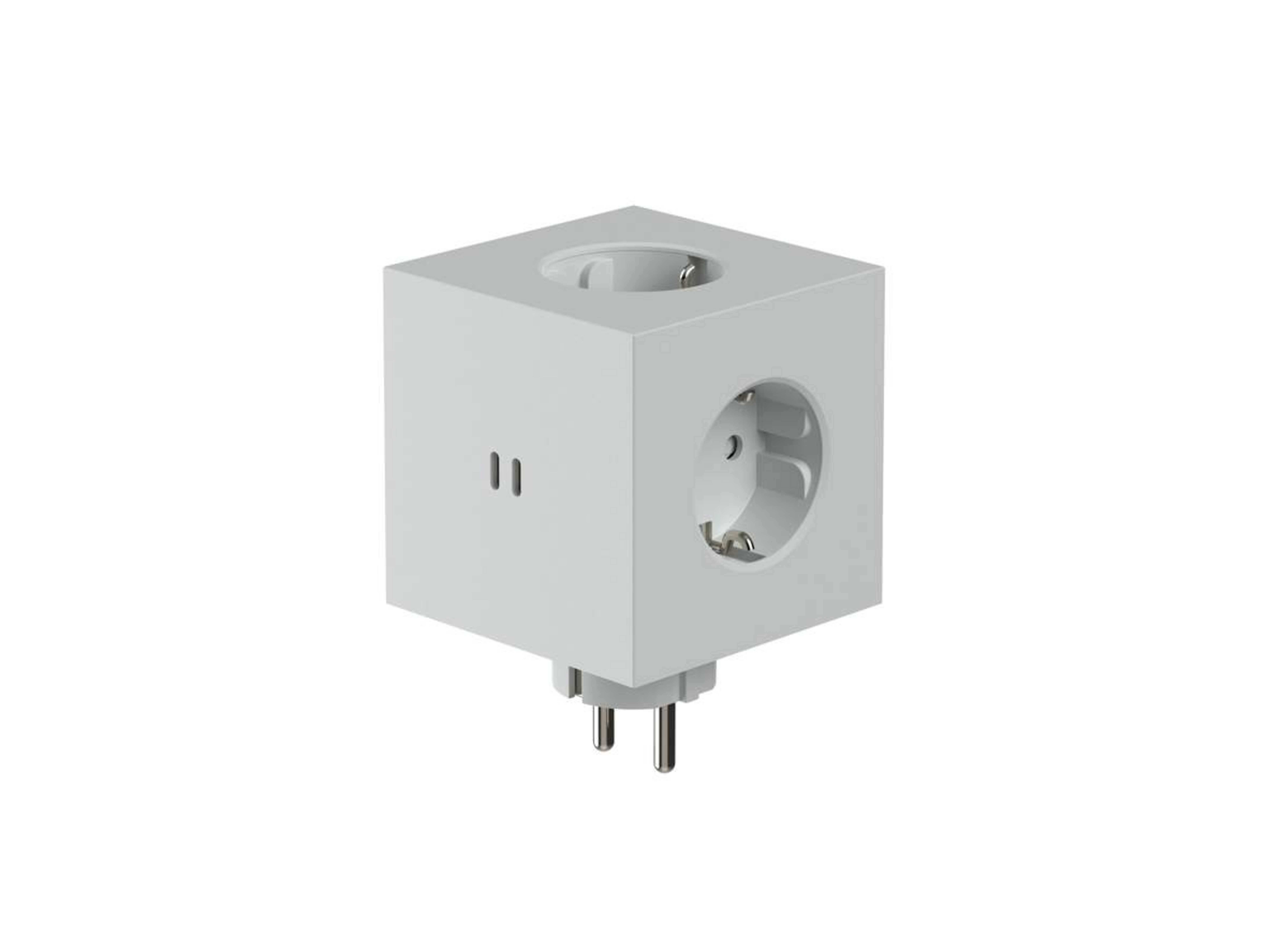 SQUARE 2 stikdåse, grå, 3 x Schuko, 2 x USB – AVOLT