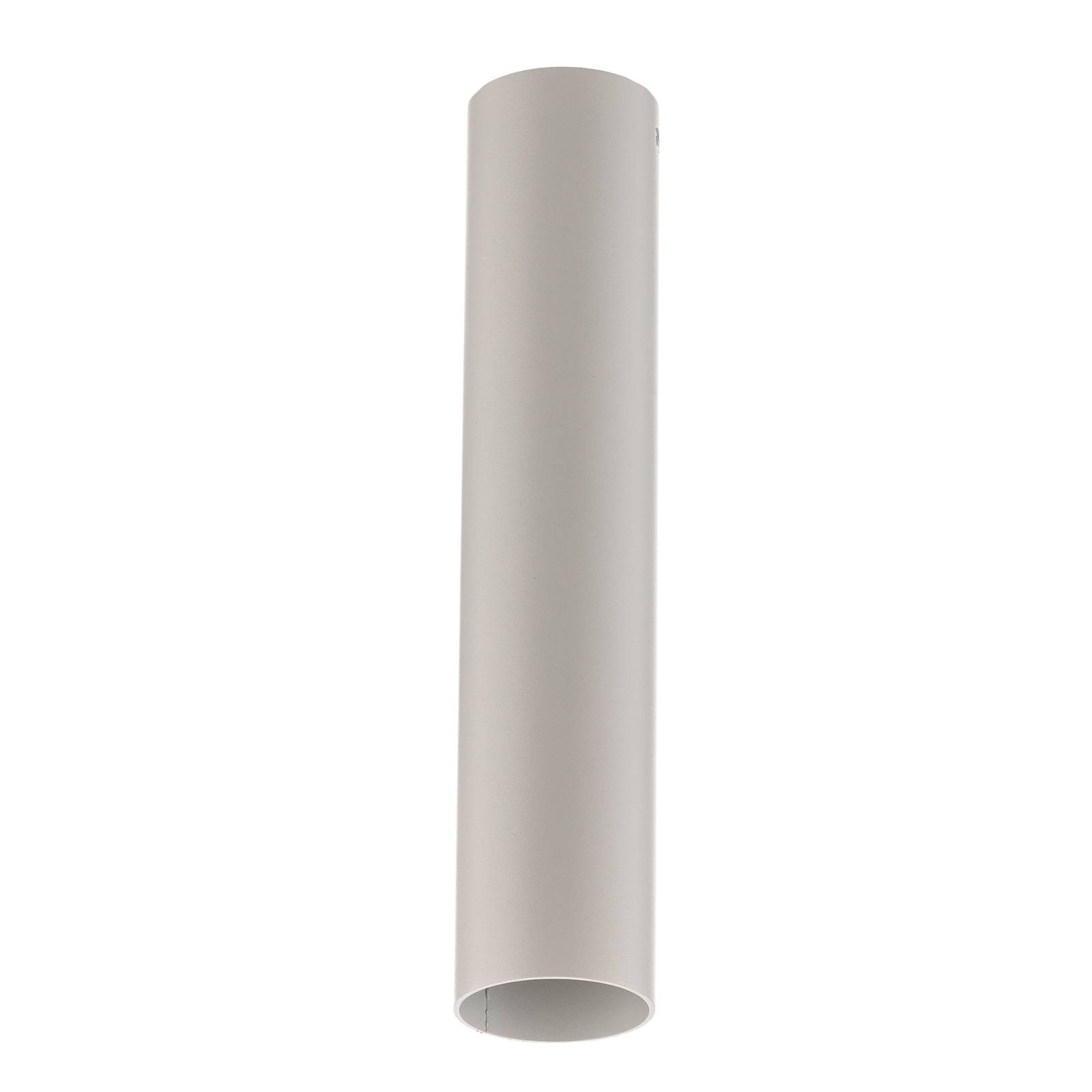 Plafonnier Tube forme cylindrique blanc