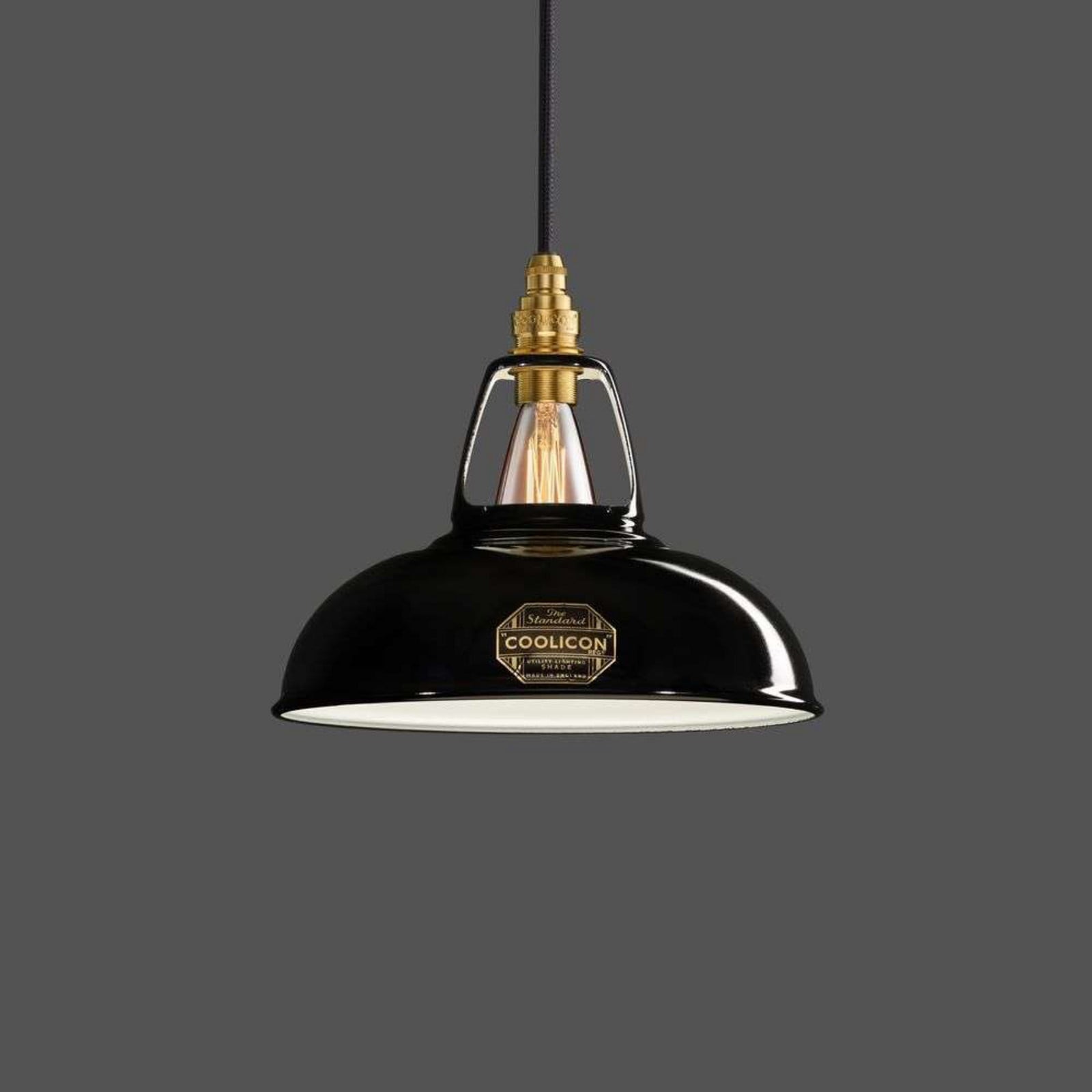 Original 1933 Design pendellampe Jet Black Coolicon - Stue - Metal