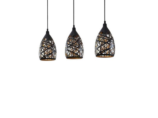 らんまる03様BS CDダークグレー、BS 半袖フレンチ　ニッケルブラック Marcello 3 Pendant Black/Gold - Lindby | Buy online