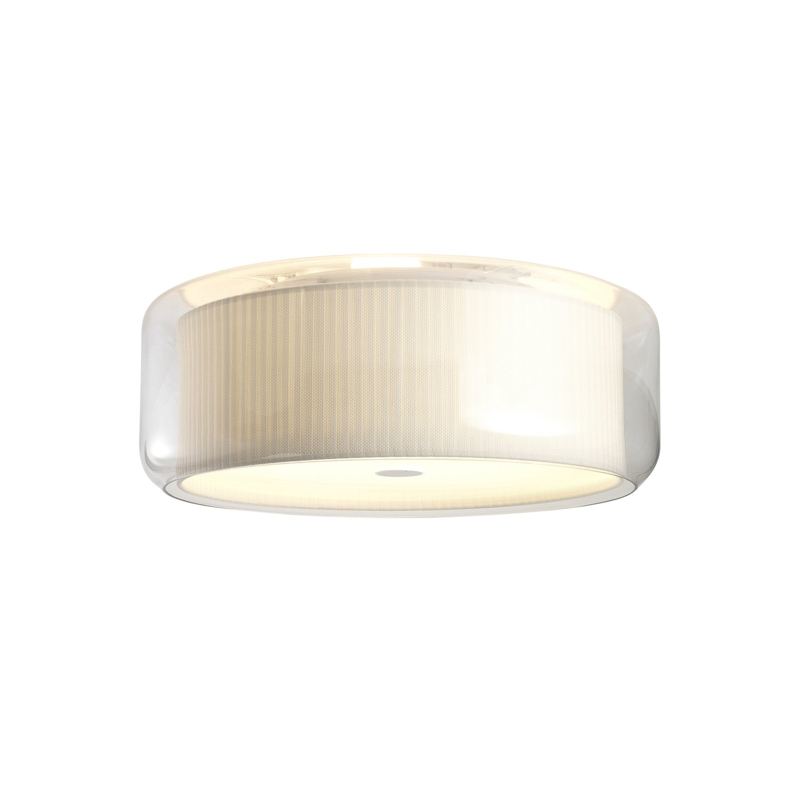 Mercer C Deckenlampe, Glas, Baumwolle - MARSET