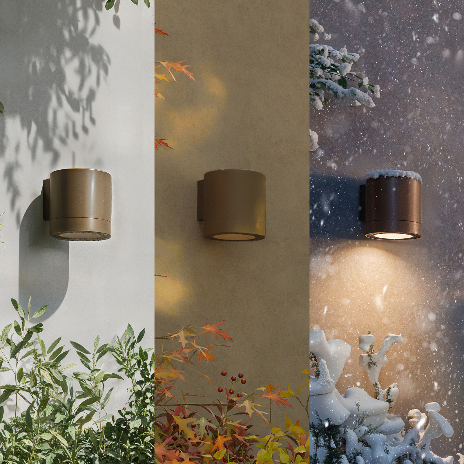 Philips Fylx kültéri fali lámpa, barna, fém, IP44, GU10 Philips Fylx kültéri fali lámpa, barna, fém, IP44, GU10