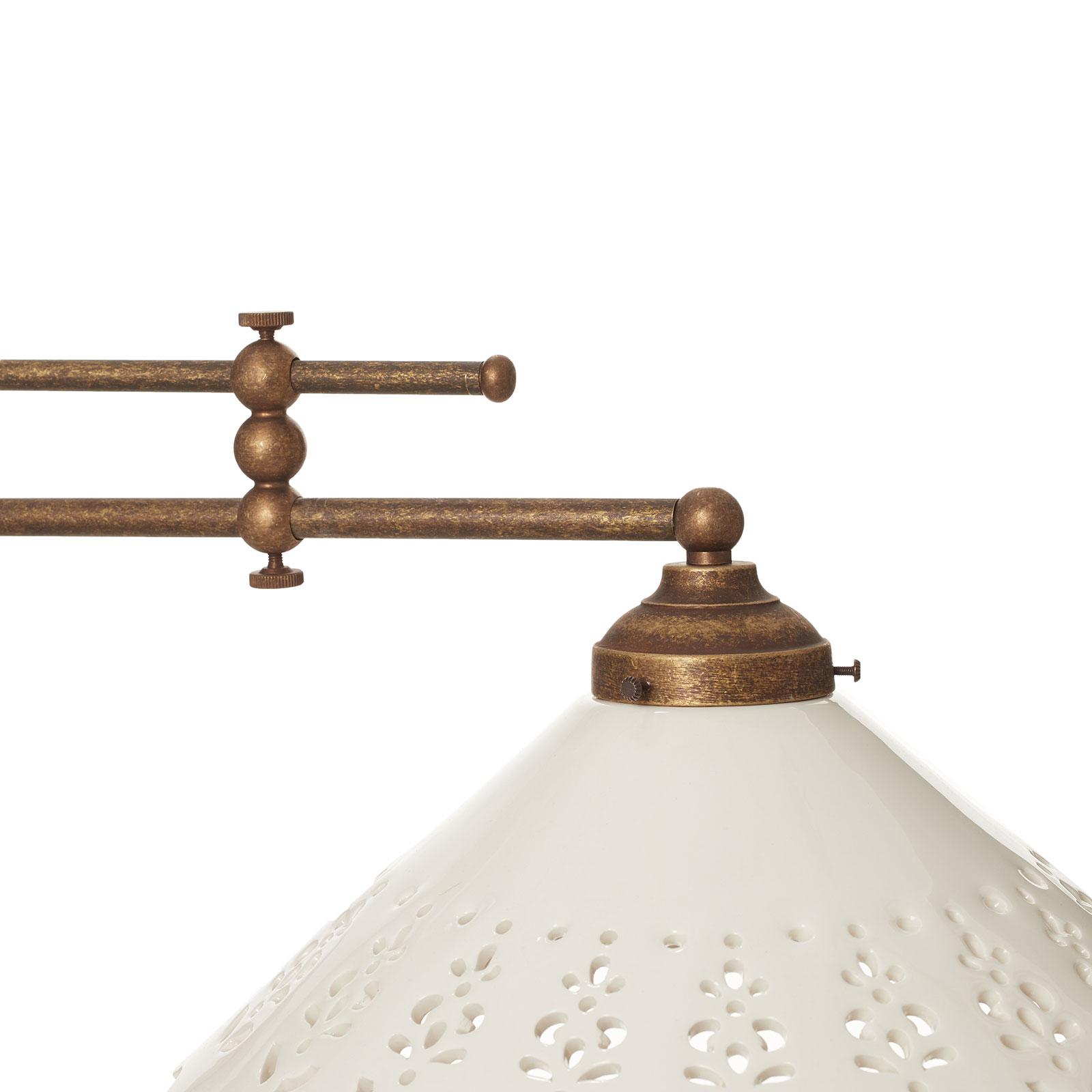 Hanging light Pizzo with chain, two-bulb