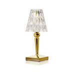 Battery Portable Bordslampa IP54 Guld - Kartell
