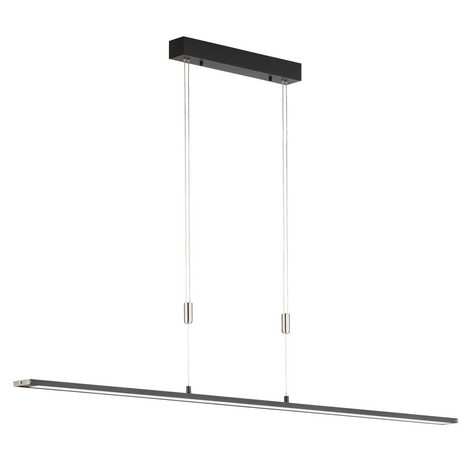 LED-Hängelampe Metz TW, CCT, Länge 160 cm, schwarz