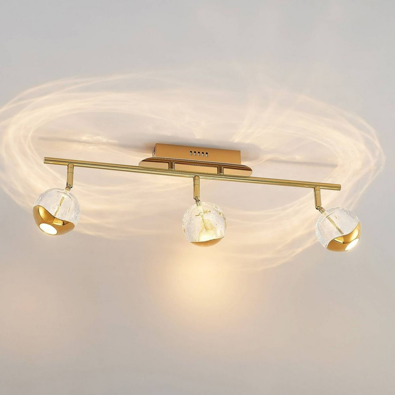 Kilio 3 Ceiling Lamp Gold - Lucande