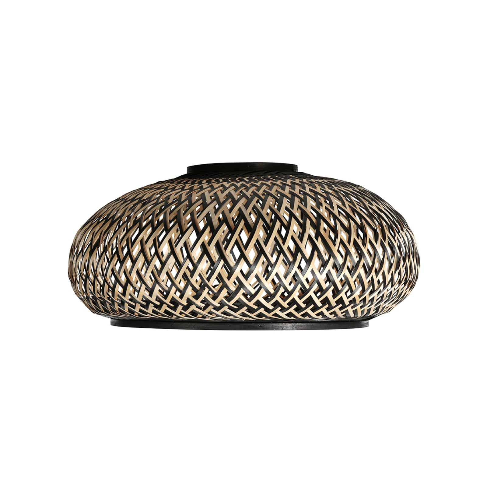 Sparkled Light 4476ZW lógó lámpa, fonott bambusz, Ø 50 cm
