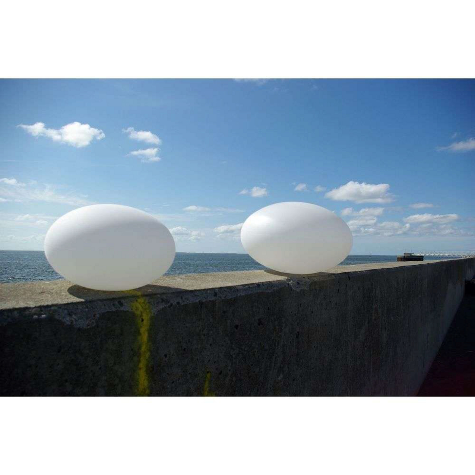 Eggy Pop Out Lampă de Exterior Ø55 (5m) Opal White - CPH Lighting