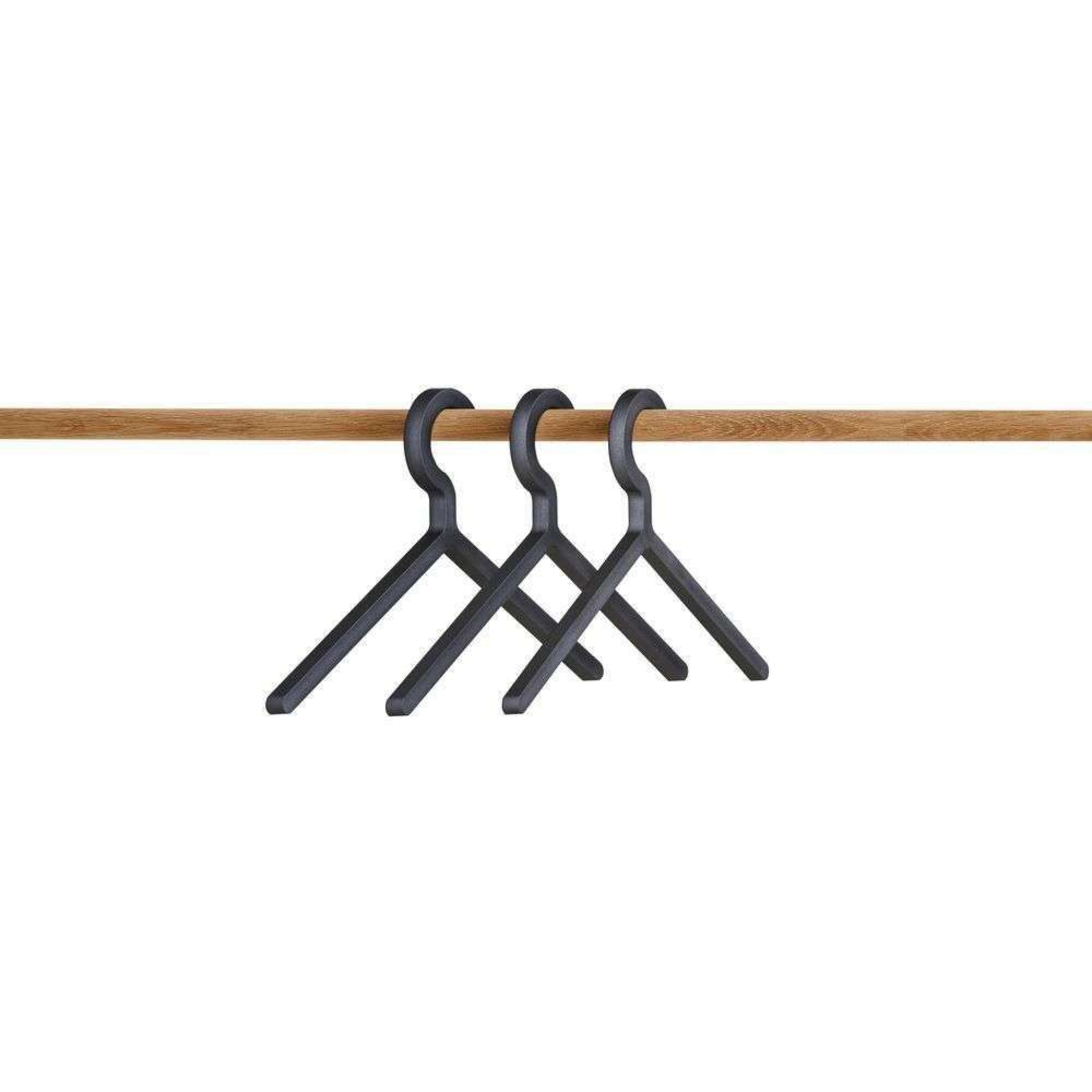 Illusion Hanger Set of 3 Black - Woud