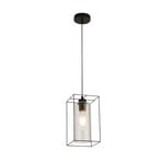 Hanglamp Vesperon, transparant, glas, 1-lamp, 15 cm