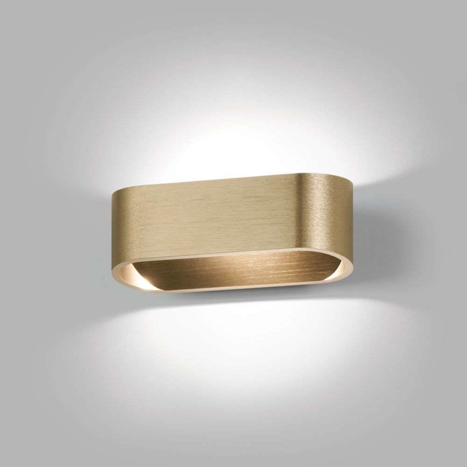 Aura W1 Væglampe 2700/3000K Brass LIGHT-POINT - Stue - Aluminium billede
