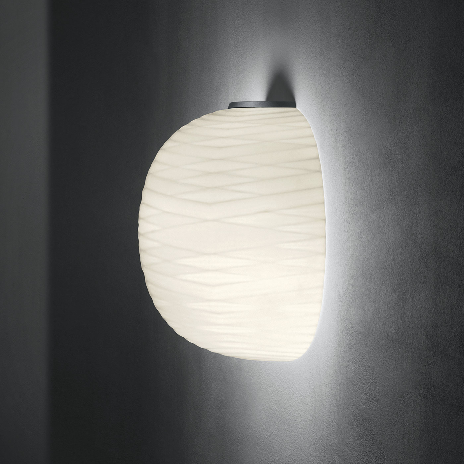 Foscarini Gem semi Wandleuchte aus Glas