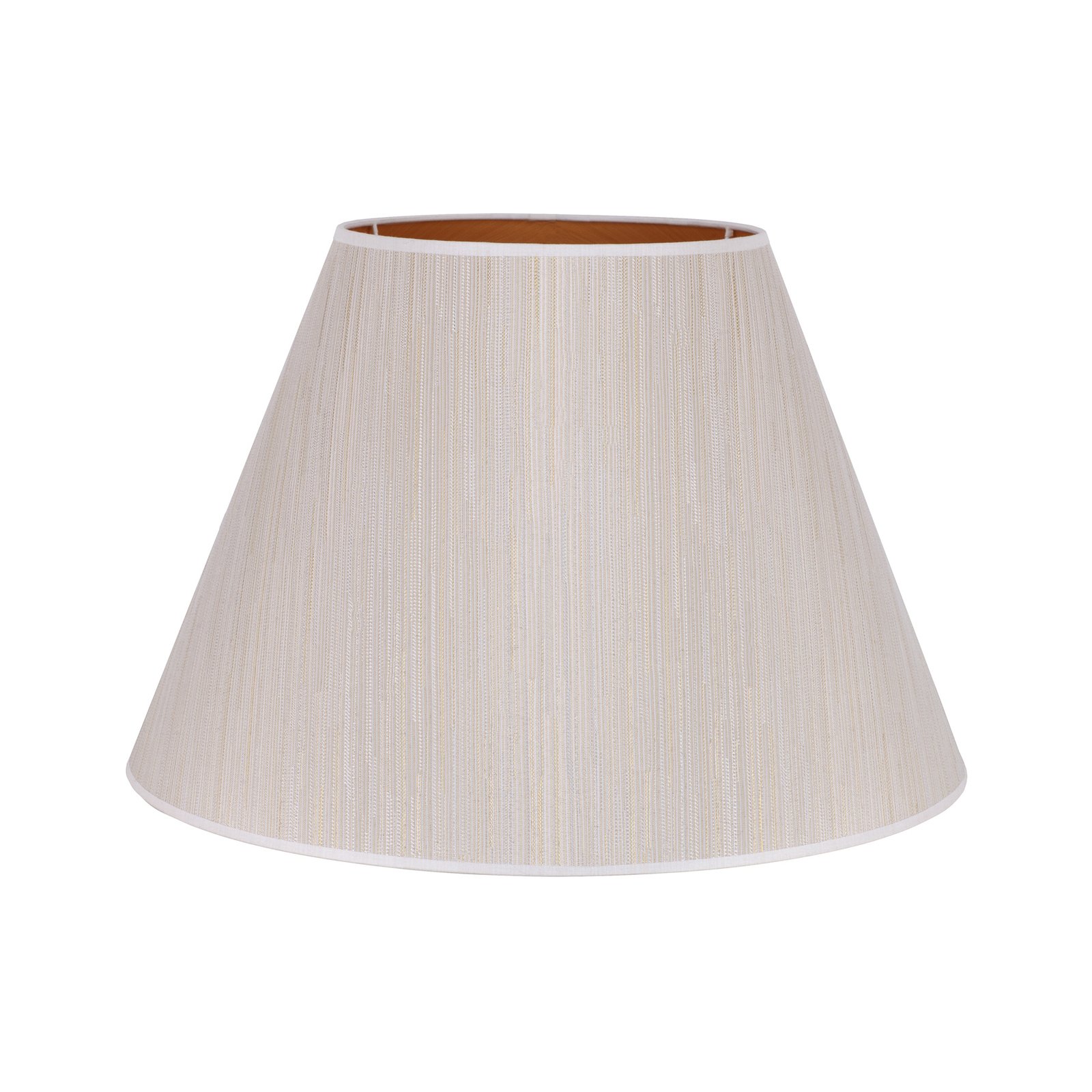 Sofia lampshade height 31 cm, white/gold streaks