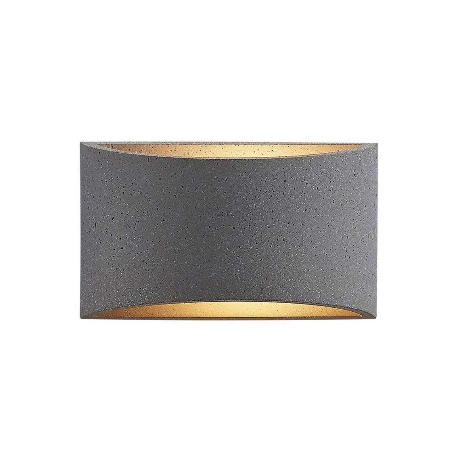 Edvin Wall Lamp Grey - Lindby