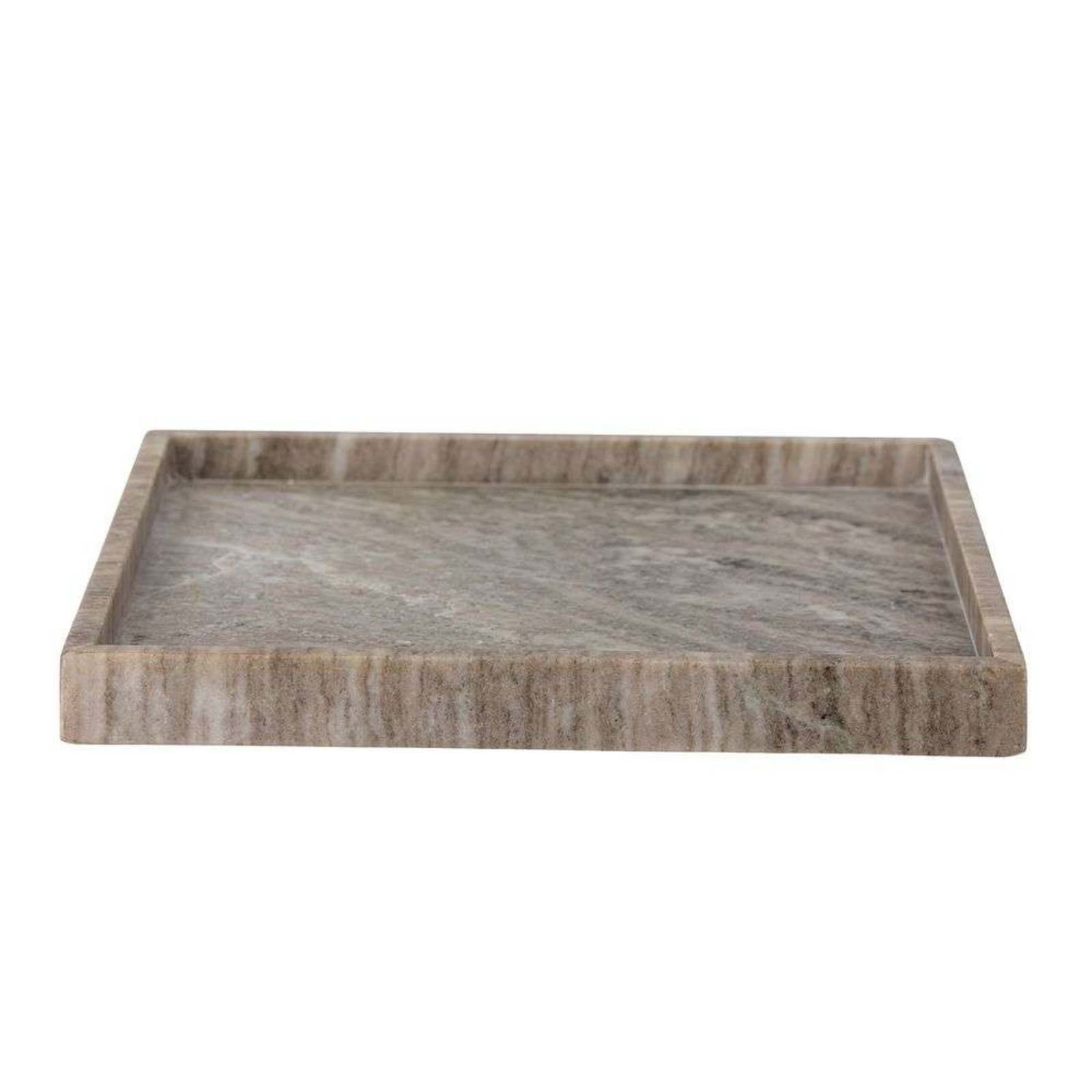 Majsa Tray L35 Brown Marble - Bloomingville