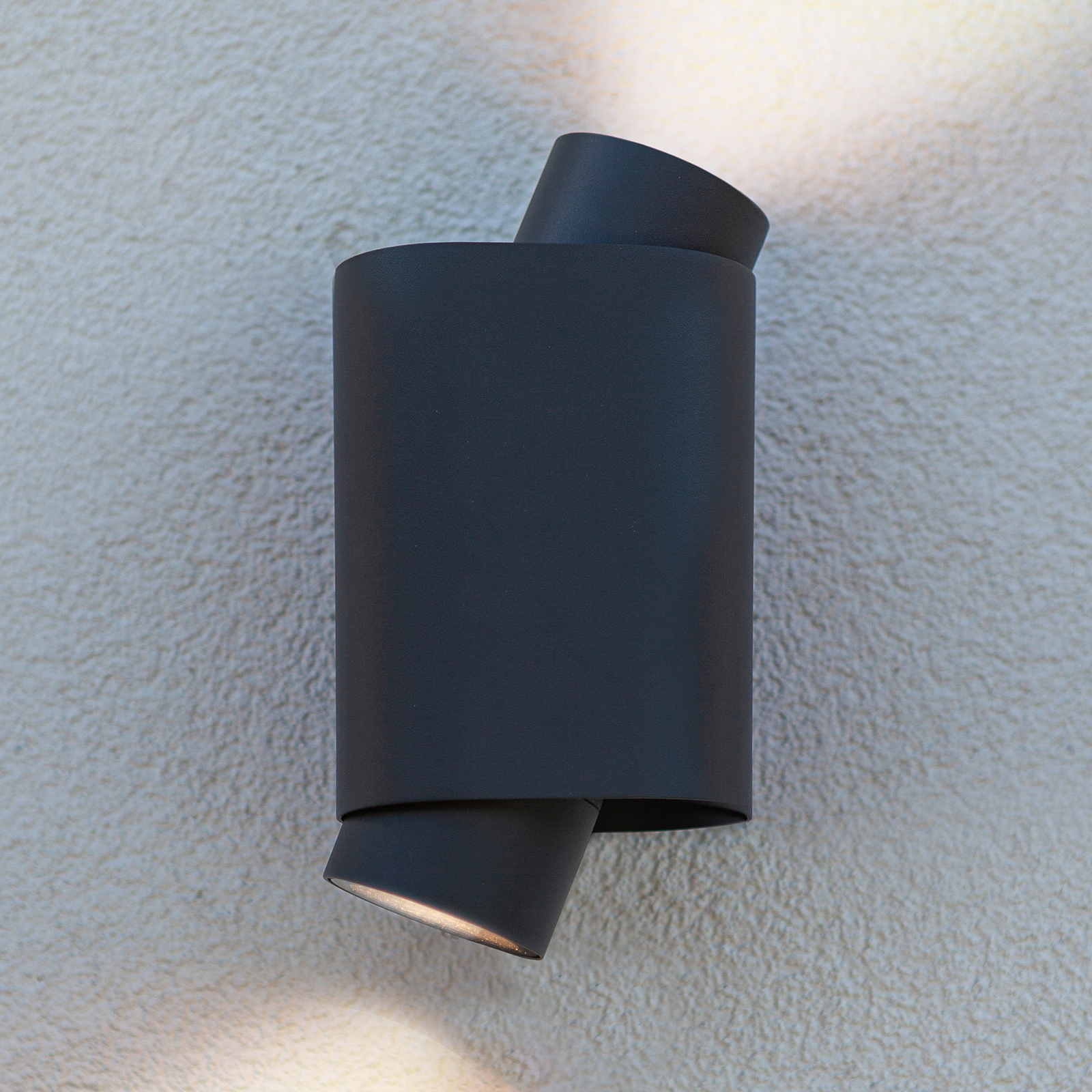 Cypres outdoor wall light, IP44, up/downlight