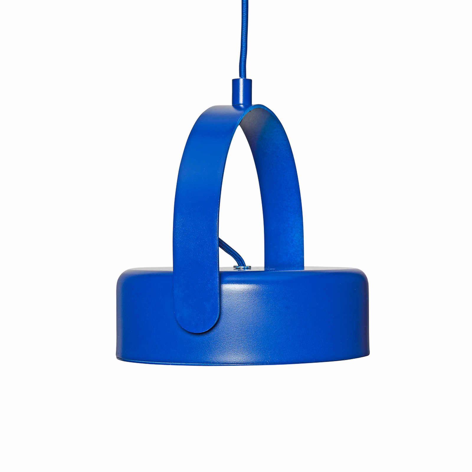 HÜBSCH LED pendant light Stage, blue, iron, 3,000 K