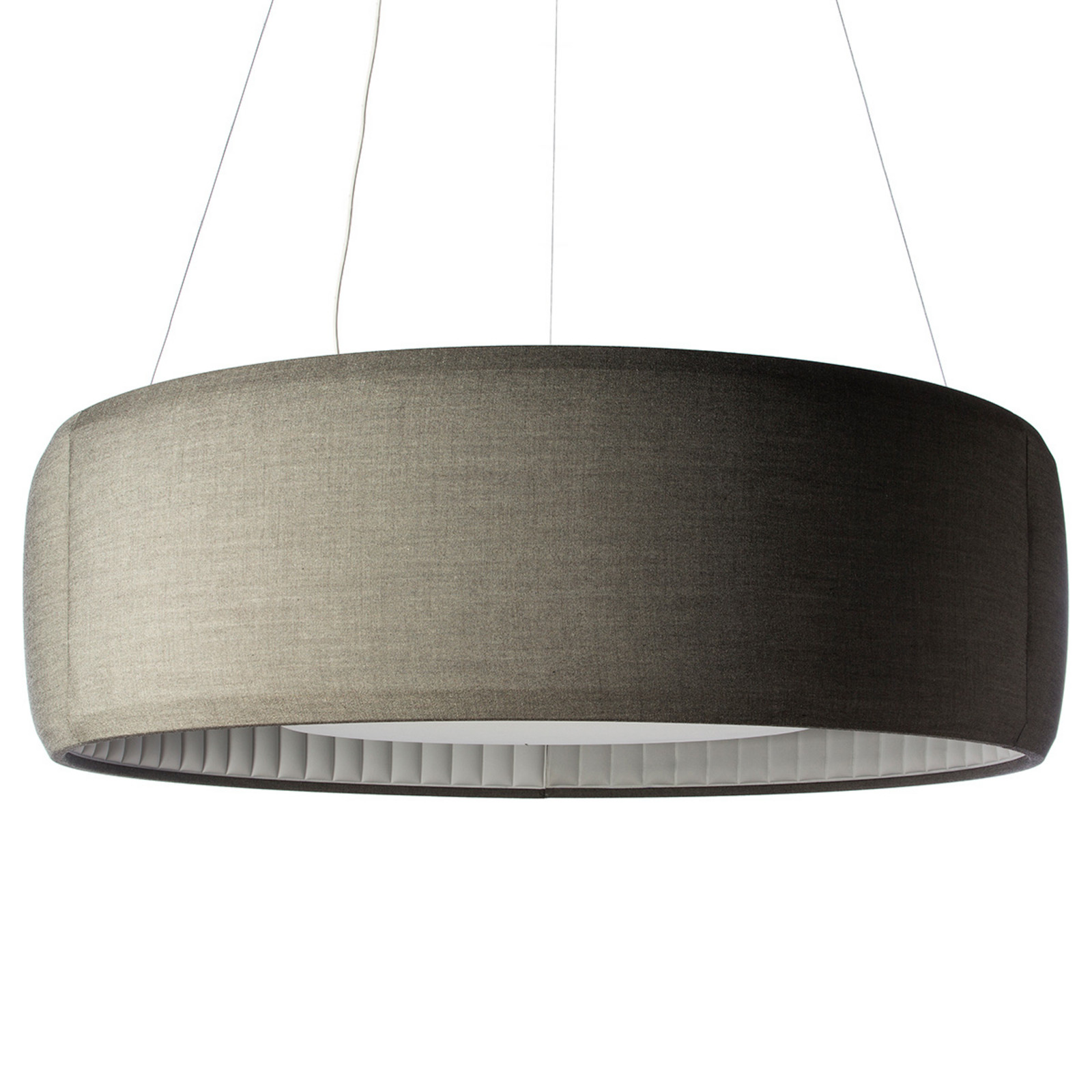 Luceplan Silenzio LED suspendat gri Ø 150cm