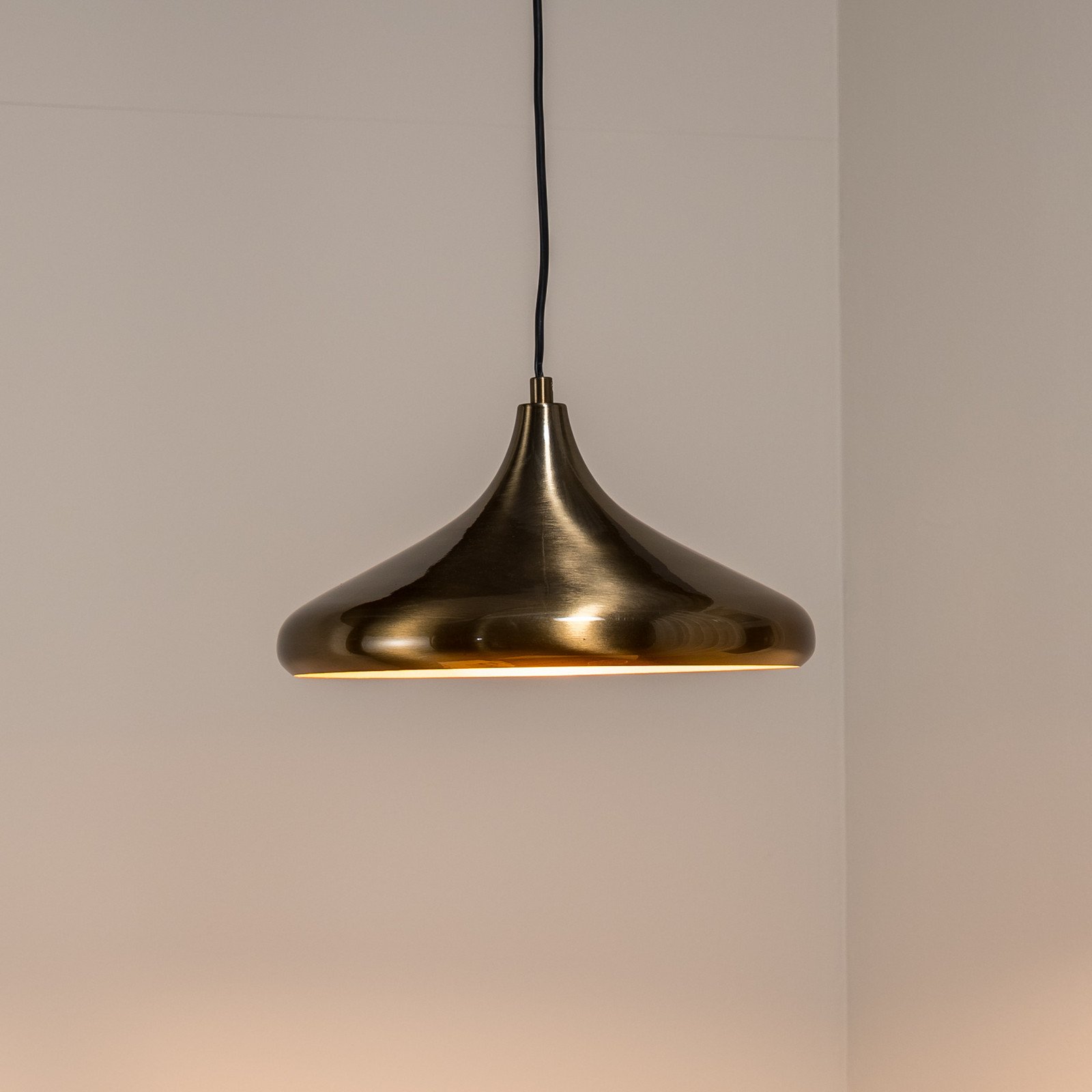 Opviq Berceste 208-S lampă suspendată Ø35cm aur - Camera de zi / sufragerie - Metal