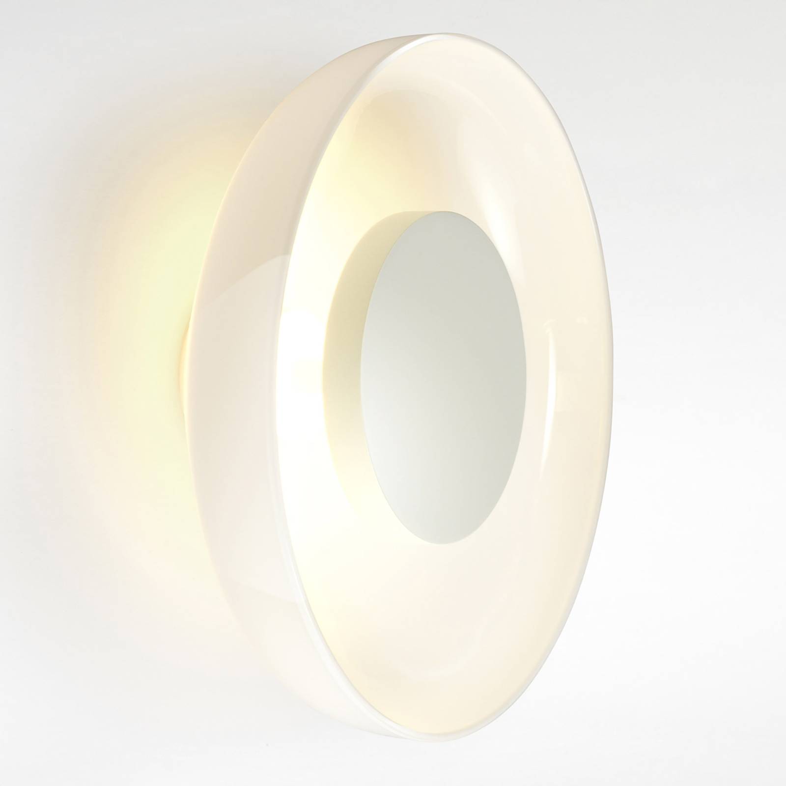 MARSET Aura LED vägglampa Ø 25 cm opal