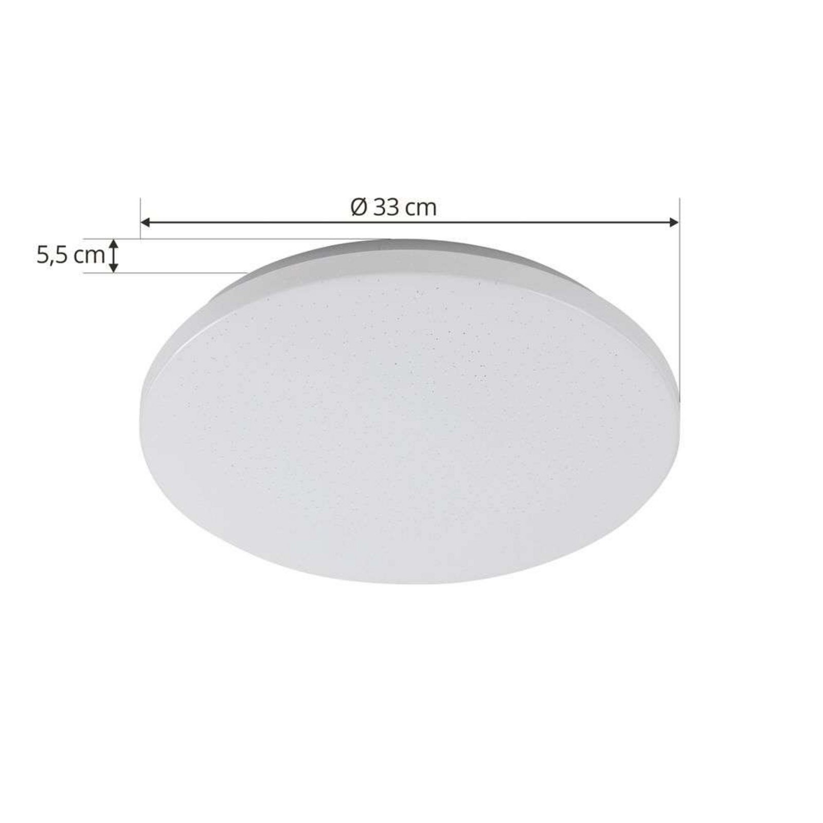 Astera LED Plafonieră Ø33 IP44 White - Lindby