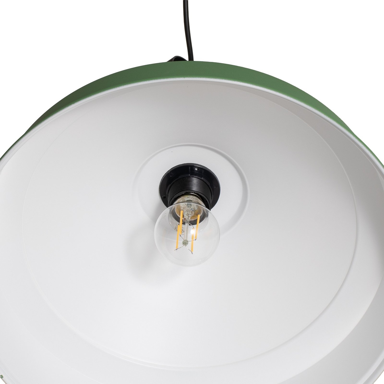 Hanglamp Craft, groen, metaal, Ø 41 cm, E27